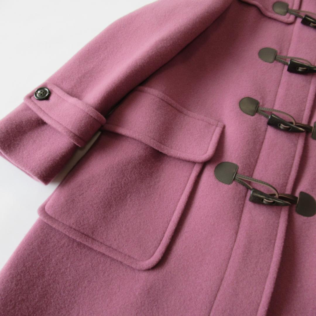 ブルーレーベルクレストブリッジ新品ピンク バイルメルトンダッフルコート 38-2