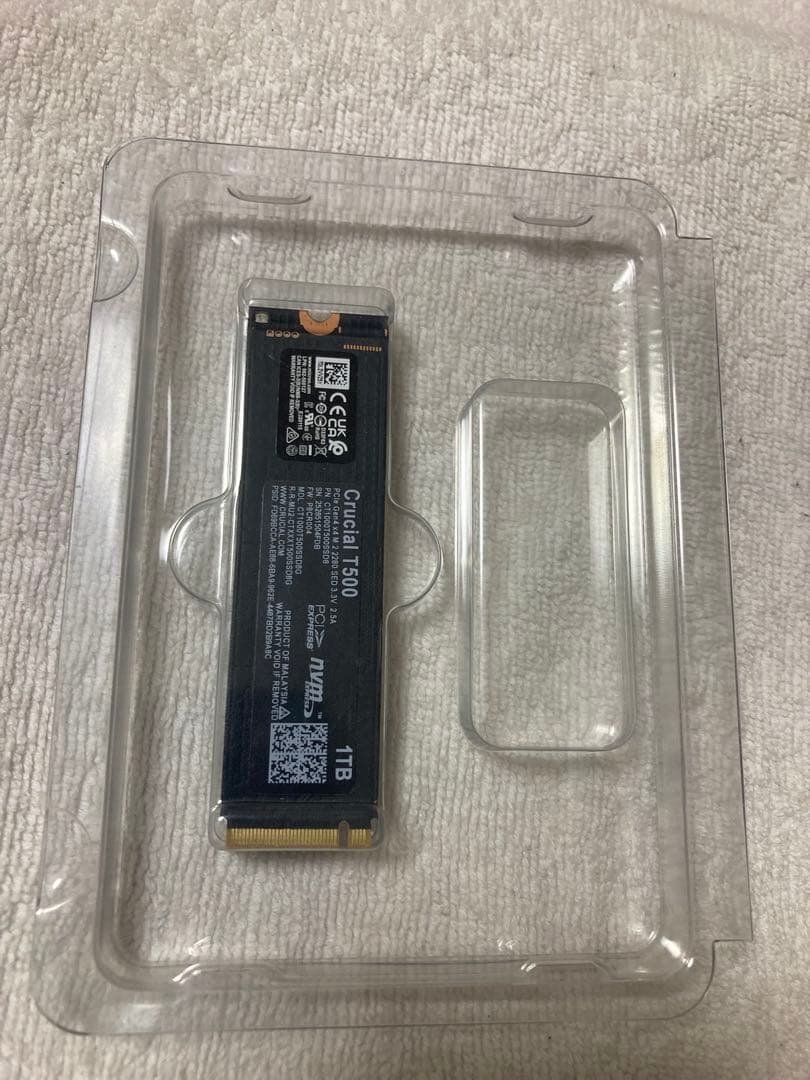 【極美品】1TB T500 NVMe M.2 SSD (DRAM搭載)