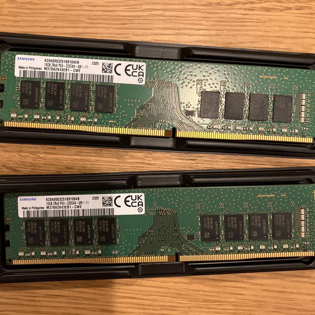 メモリー Samsung DDR4-3200 32GB (16GB*2)