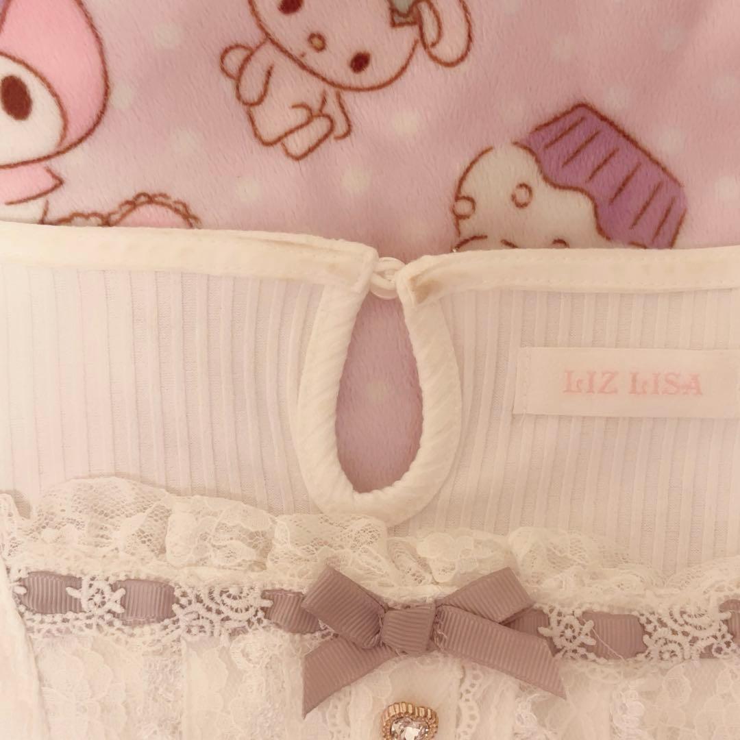 LIZLISA BIGリボン トップス ピンク リズリサ