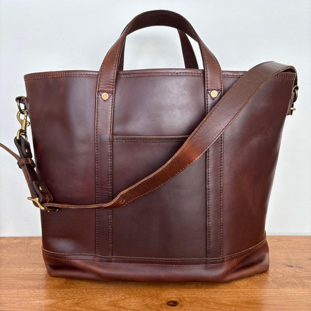 SLOW レザーバッグ　スロウ　ショルダー　トートバッグ　茶　本革　ブラウン系