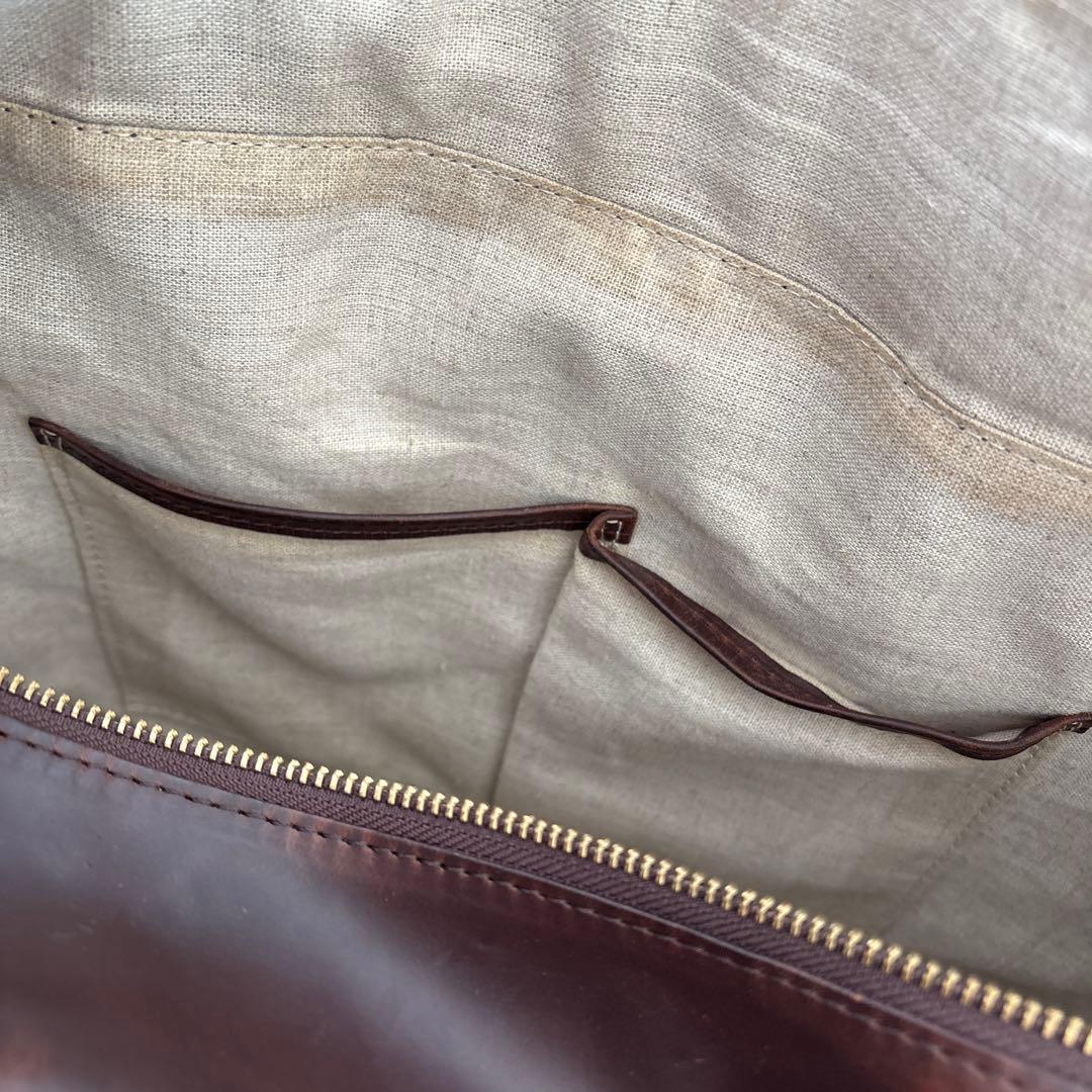 SLOW レザーバッグ　スロウ　ショルダー　トートバッグ　茶　本革　ブラウン系