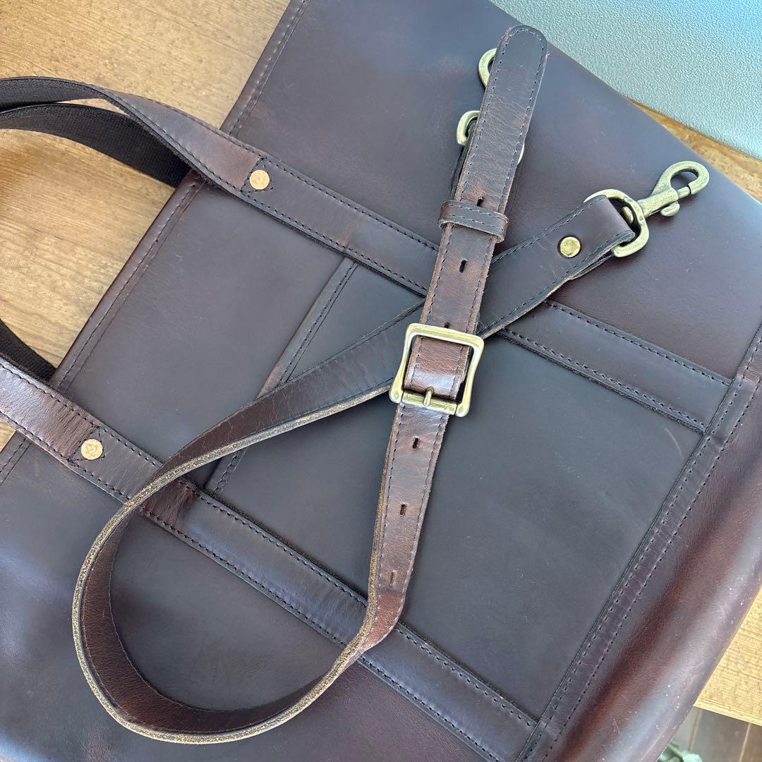 SLOW レザーバッグ　スロウ　ショルダー　トートバッグ　茶　本革　ブラウン系