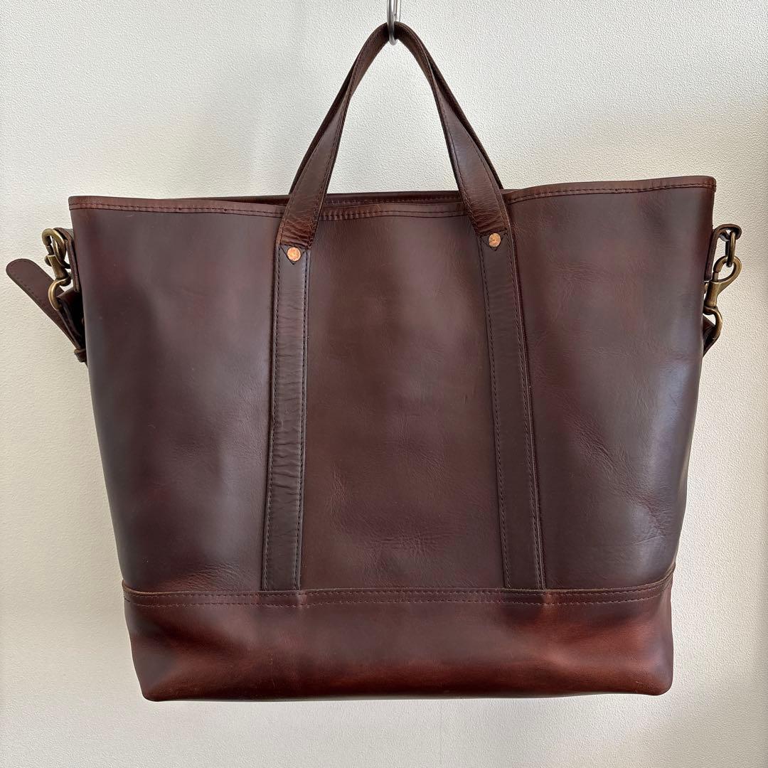 SLOW レザーバッグ　スロウ　ショルダー　トートバッグ　茶　本革　ブラウン系