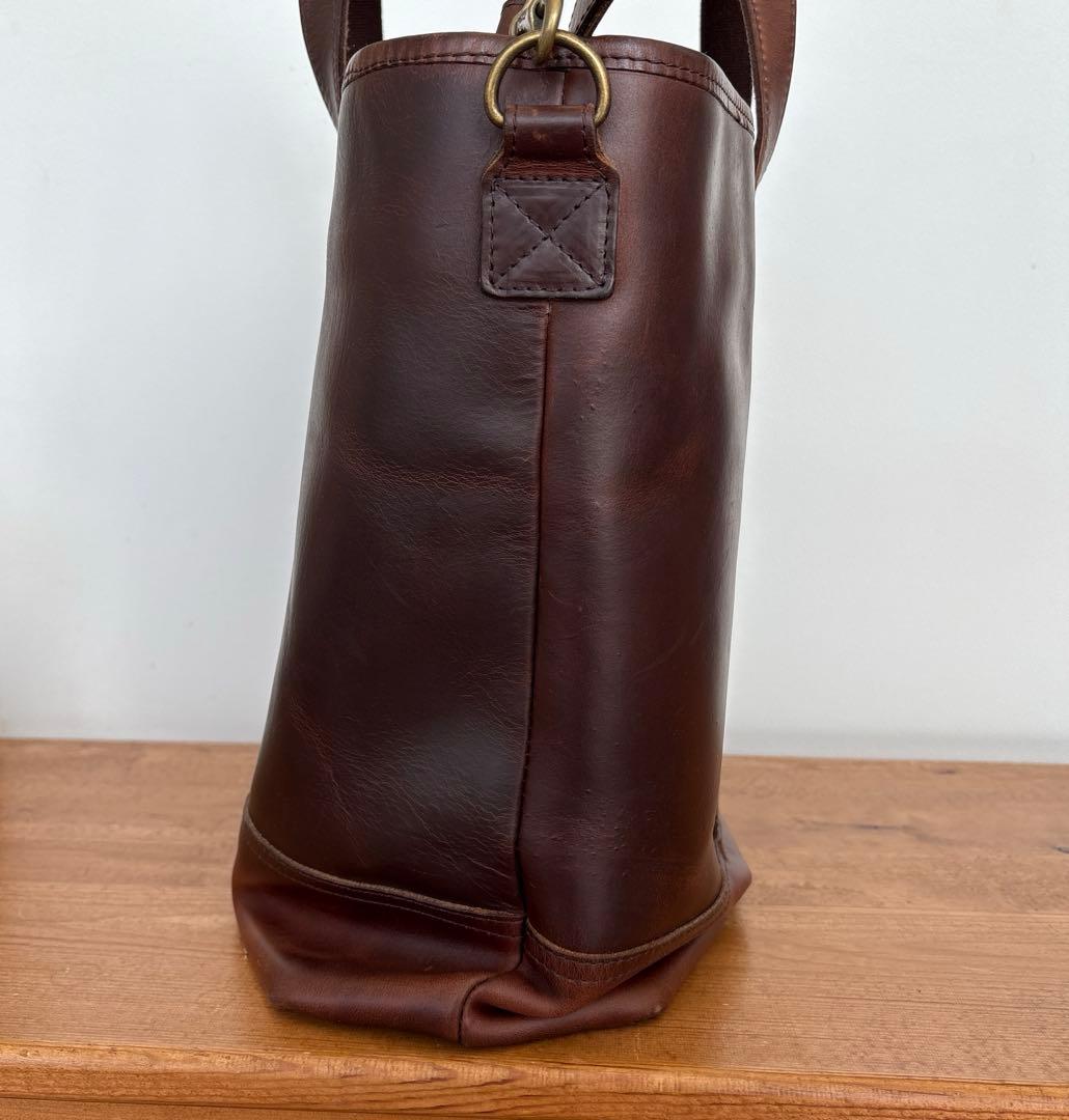 SLOW レザーバッグ　スロウ　ショルダー　トートバッグ　茶　本革　ブラウン系