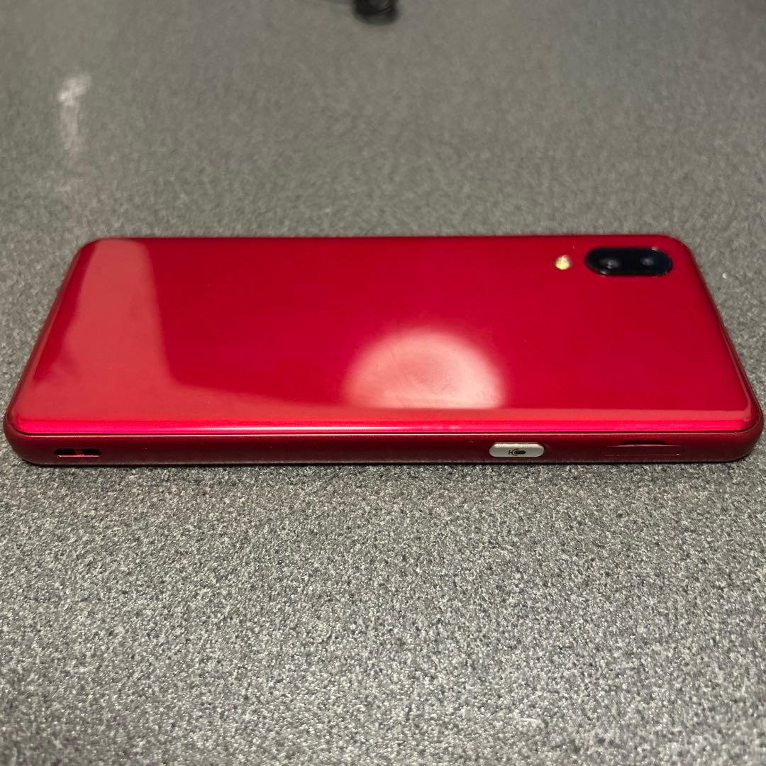 Sharp シンプルスマホ6 A201SH SoftBank 赤 おまけ付き