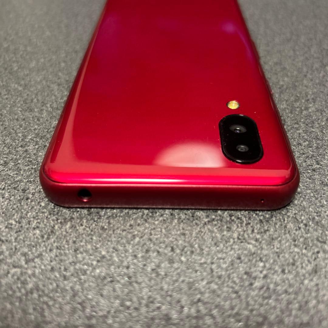 Sharp シンプルスマホ6 A201SH SoftBank 赤 おまけ付き