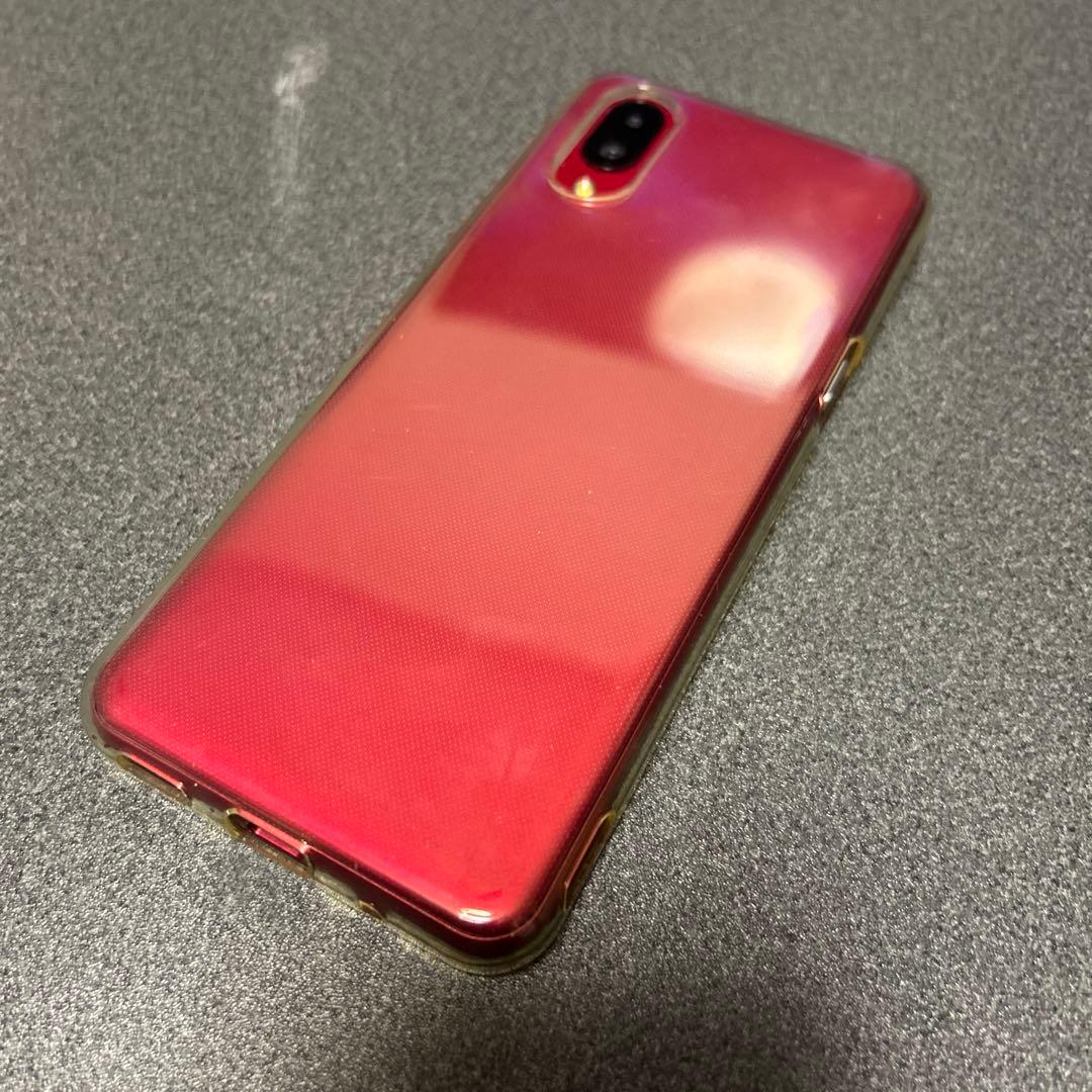 Sharp シンプルスマホ6 A201SH SoftBank 赤 おまけ付き