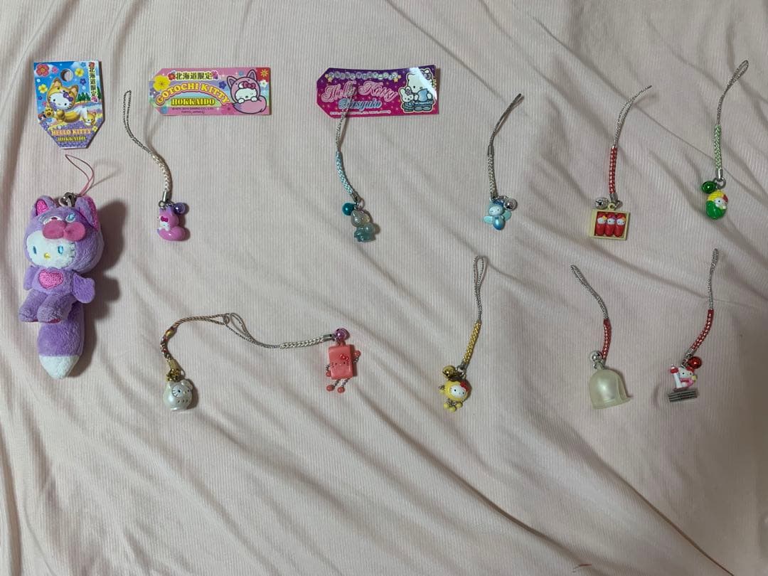 限定キティ ストラップ 70点セット バラ売り不可