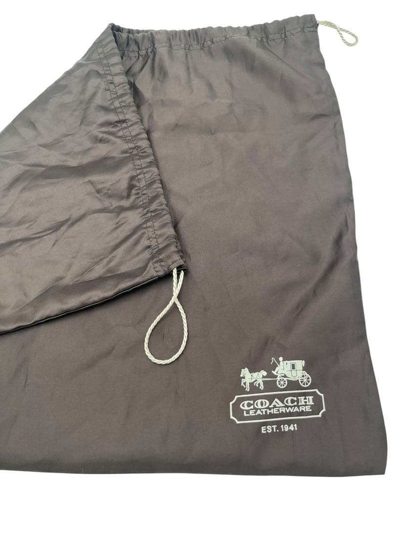 【美品】 コーチ 2way ボストンバッグ PVC シグネチャー ブラウン