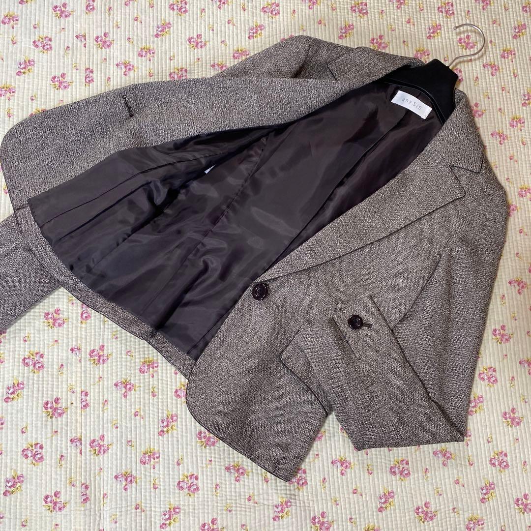 エニィスィス パンツスーツ 2 W72 ブラウン 茶系 営業 オフィス事務DMW