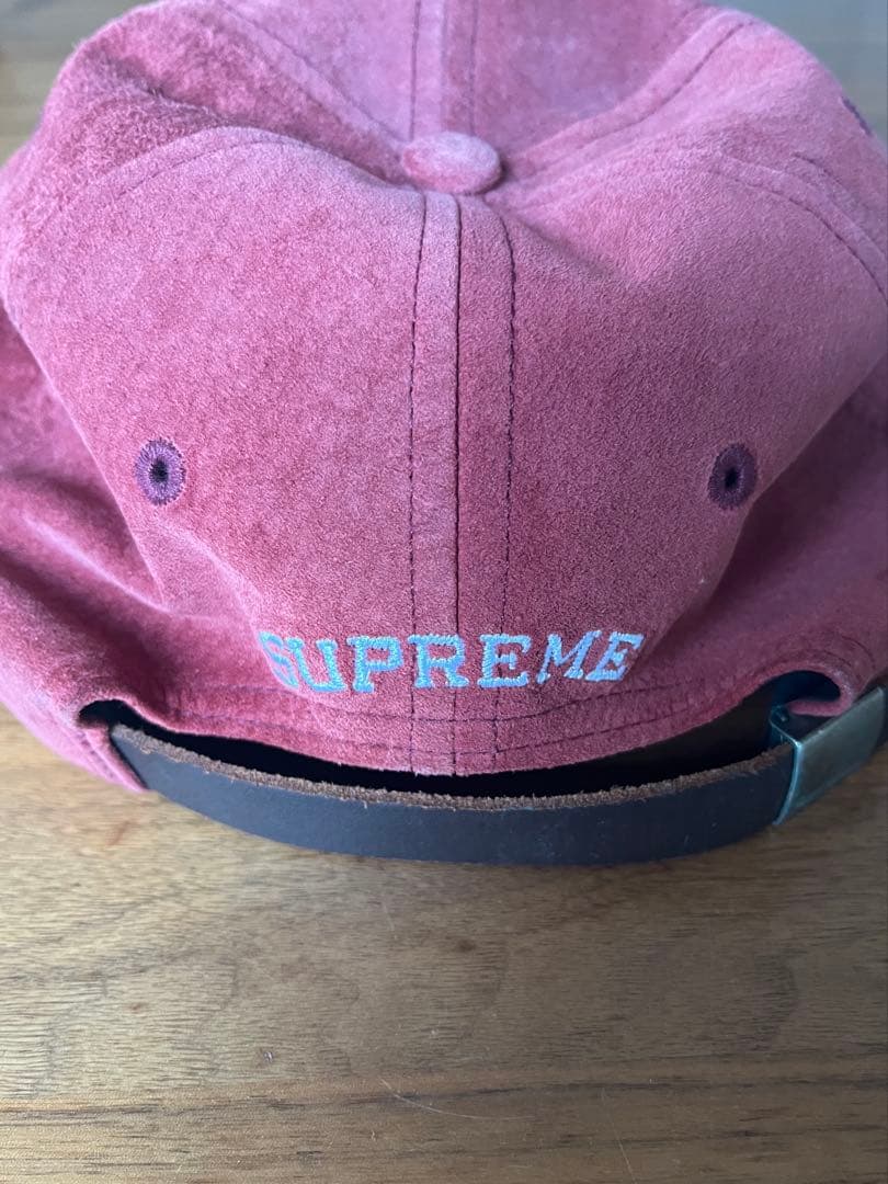 帽子 suede S Logo 6-panel RED