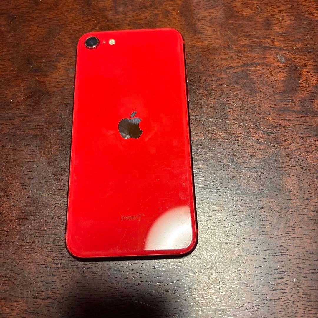 iPhone SE第2世代RED iFaceカバー付き