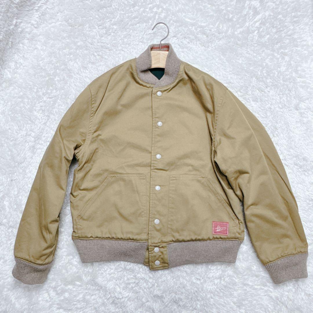 ☆美品☆好配色☆45rpmリバーシブルスタジャン サイズ3 バーシティジャケット