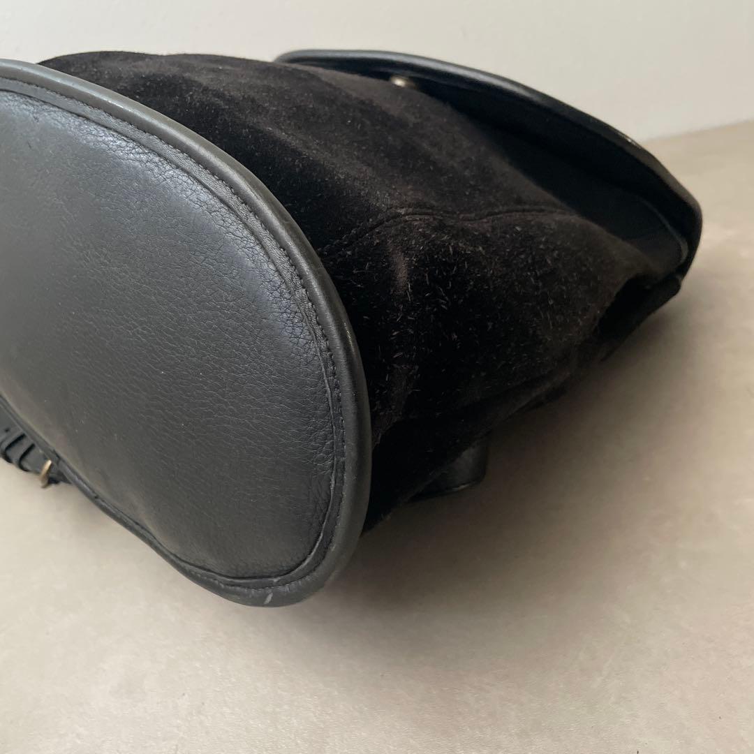 【廃盤】オールドコーチ クラブタンレザー スエード バークレー リュック 黒