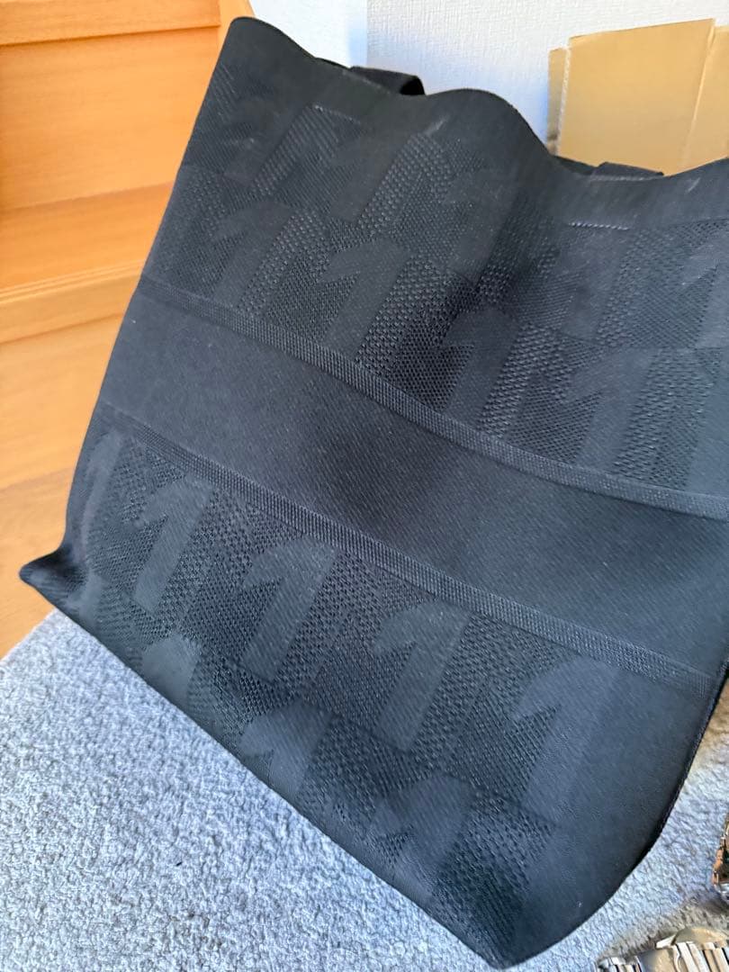 MONCLER ブラック トートバッグ モンクレール メンズバッグ