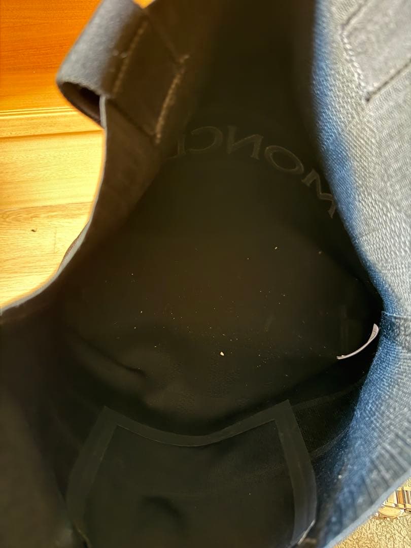 MONCLER ブラック トートバッグ モンクレール メンズバッグ