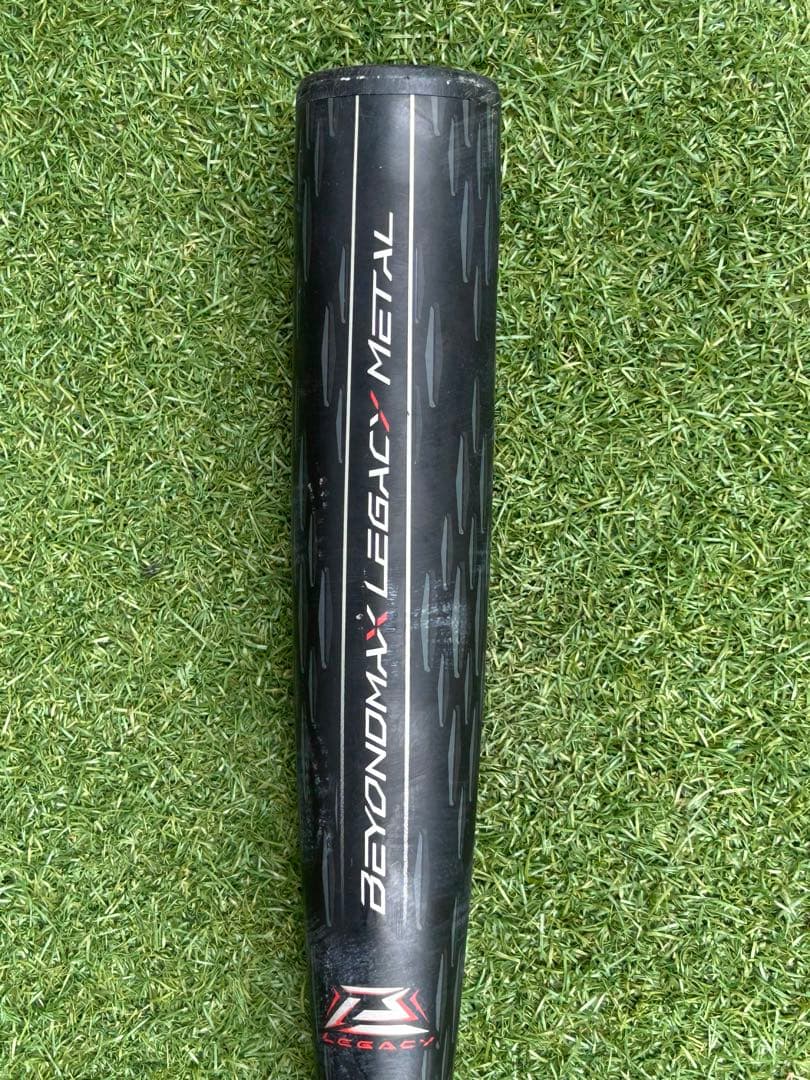 大人　レガシーメタル 元阪神 糸○選手使用で特大ホームランを打ったバット