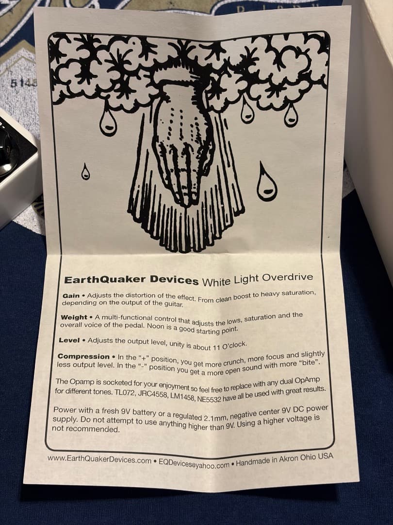 k*0様 EarthQuaker Devices White Light OD(