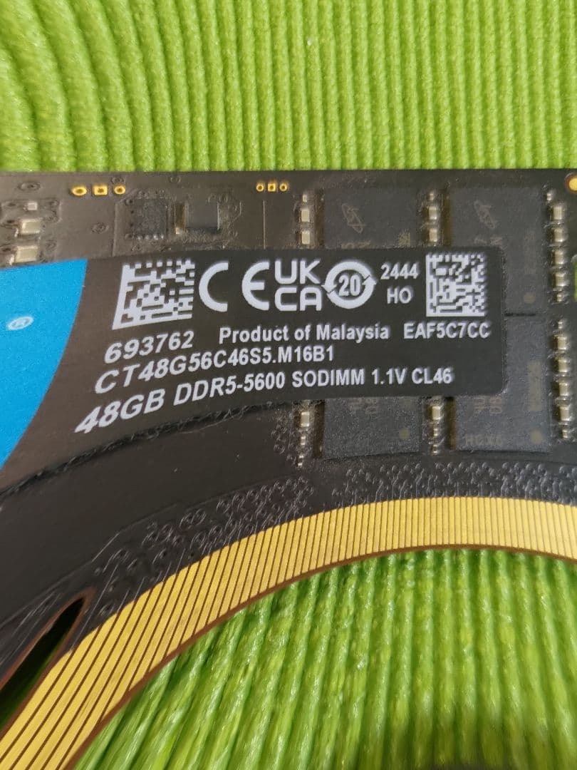 crucial DDR5 48GB メモリー 2枚セット 96GB