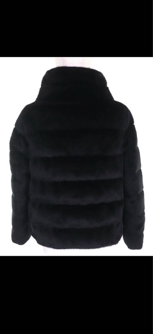 Herno ヘルノ 2023年製 エコファー ダウン　ブラック 38 正規品