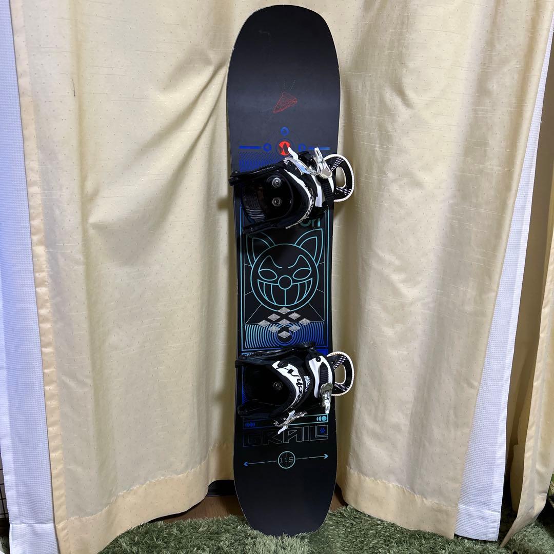 SALOMONスノーボード 115 ビンディング付き