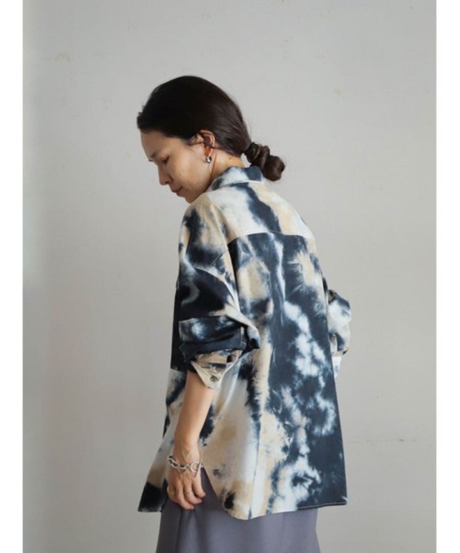 美品★フィルデフェール　注染ローン　Wポケットシャツ