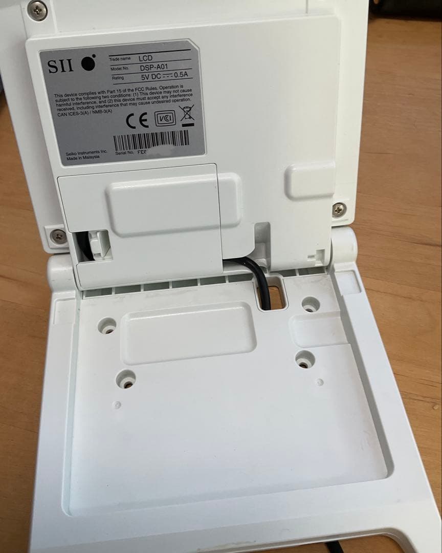 セイコーインスツル SⅡ カスタマーディスプレイ DSP-A01 程度良好