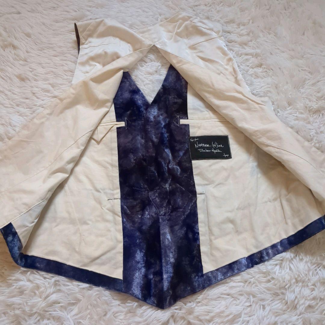 Number(N)ine ナンバーナイン 09'S ベルベットベスト ジレ 金釦