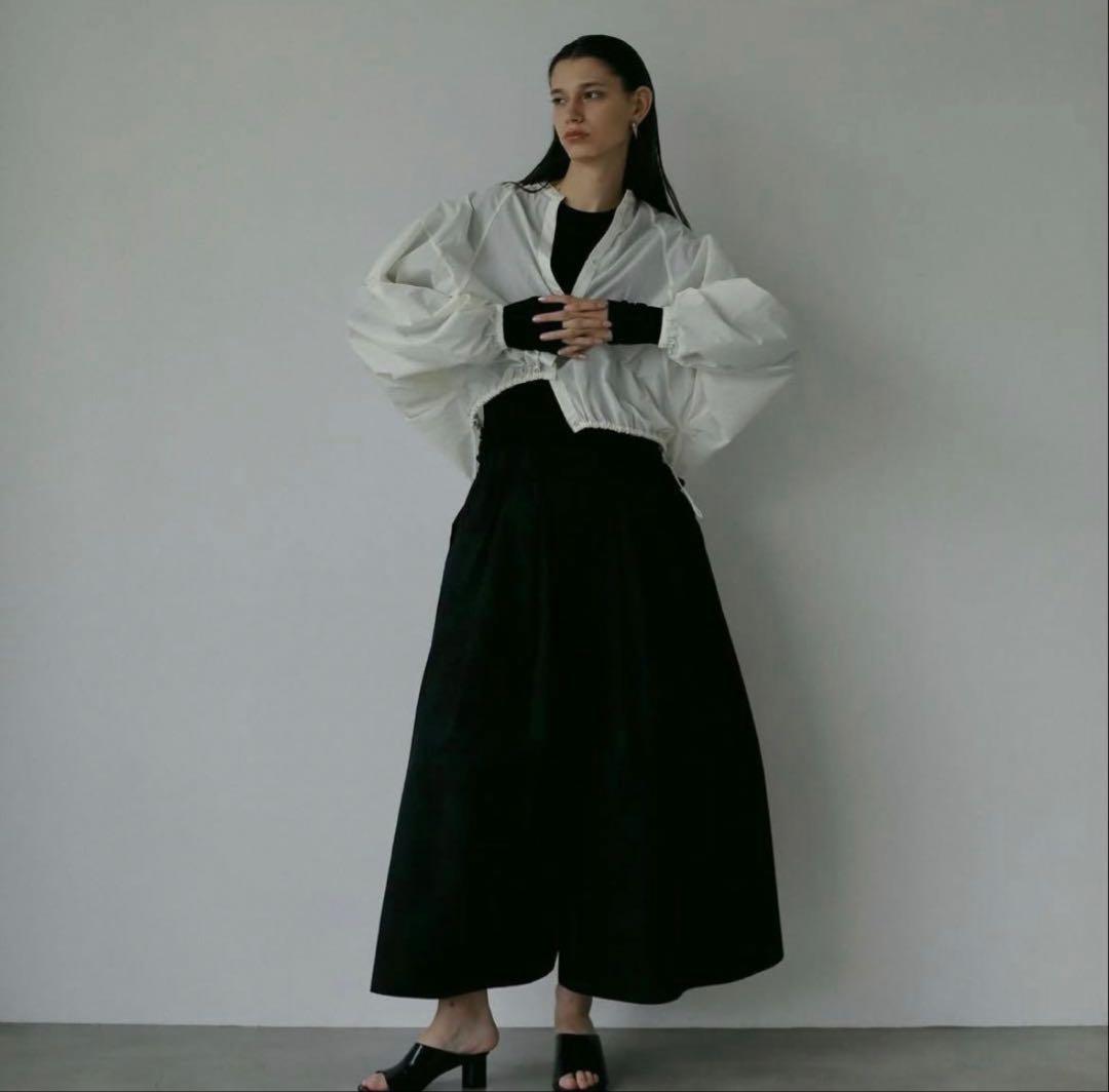 LOHEN ハイカウントグログランスカートパンツ