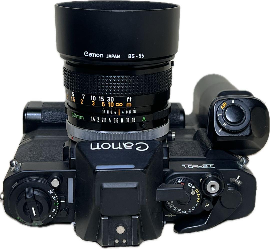 Canon new F-1 AE+モータードライブ+FD 50mm1:1.4