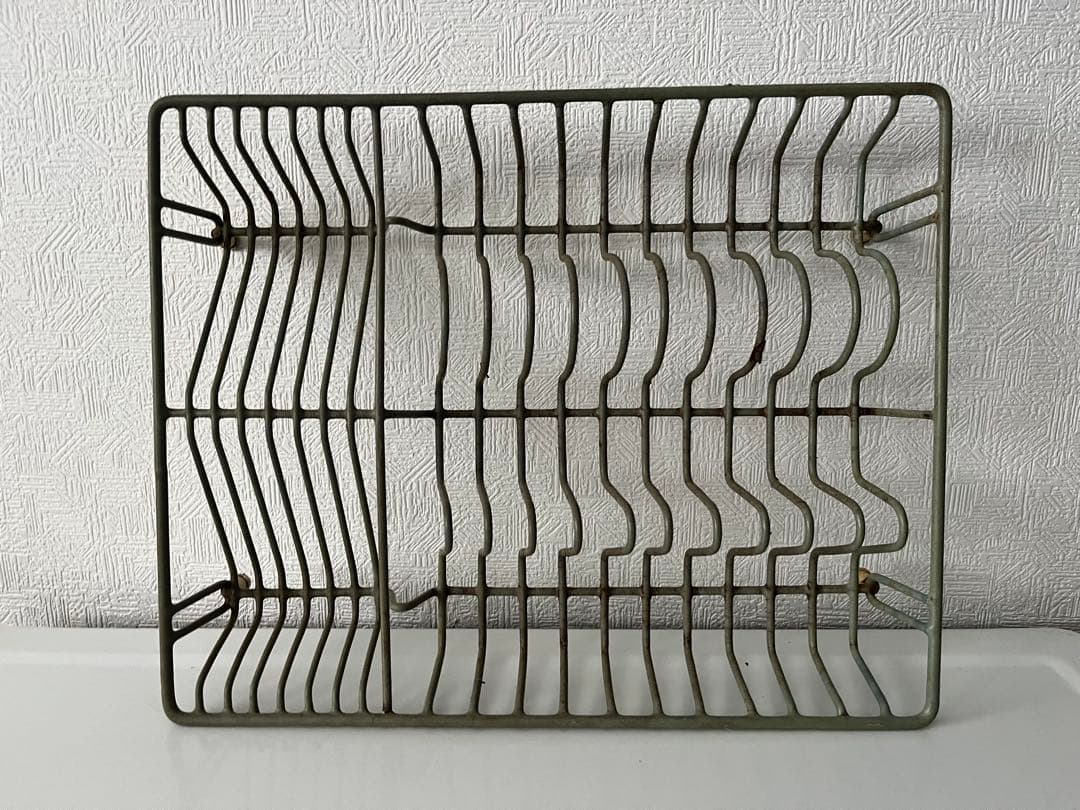 シャビーシック◆レア◆アンティークディッシュラック水切りラック水切りかご