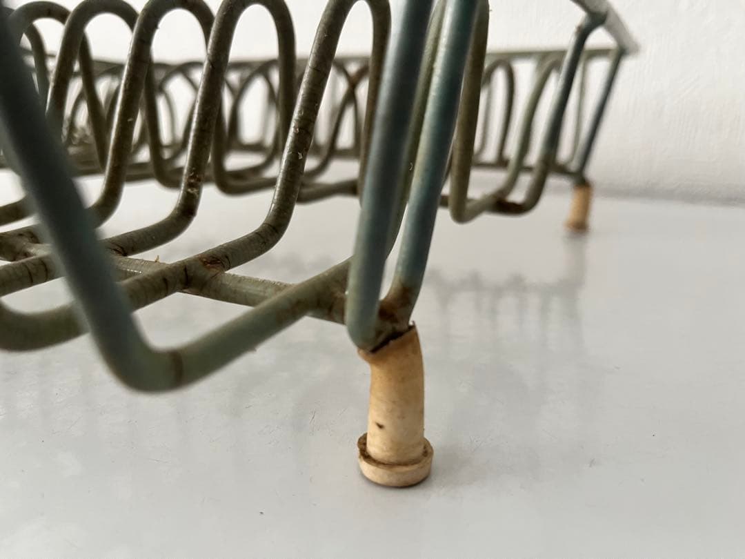 シャビーシック◆レア◆アンティークディッシュラック水切りラック水切りかご