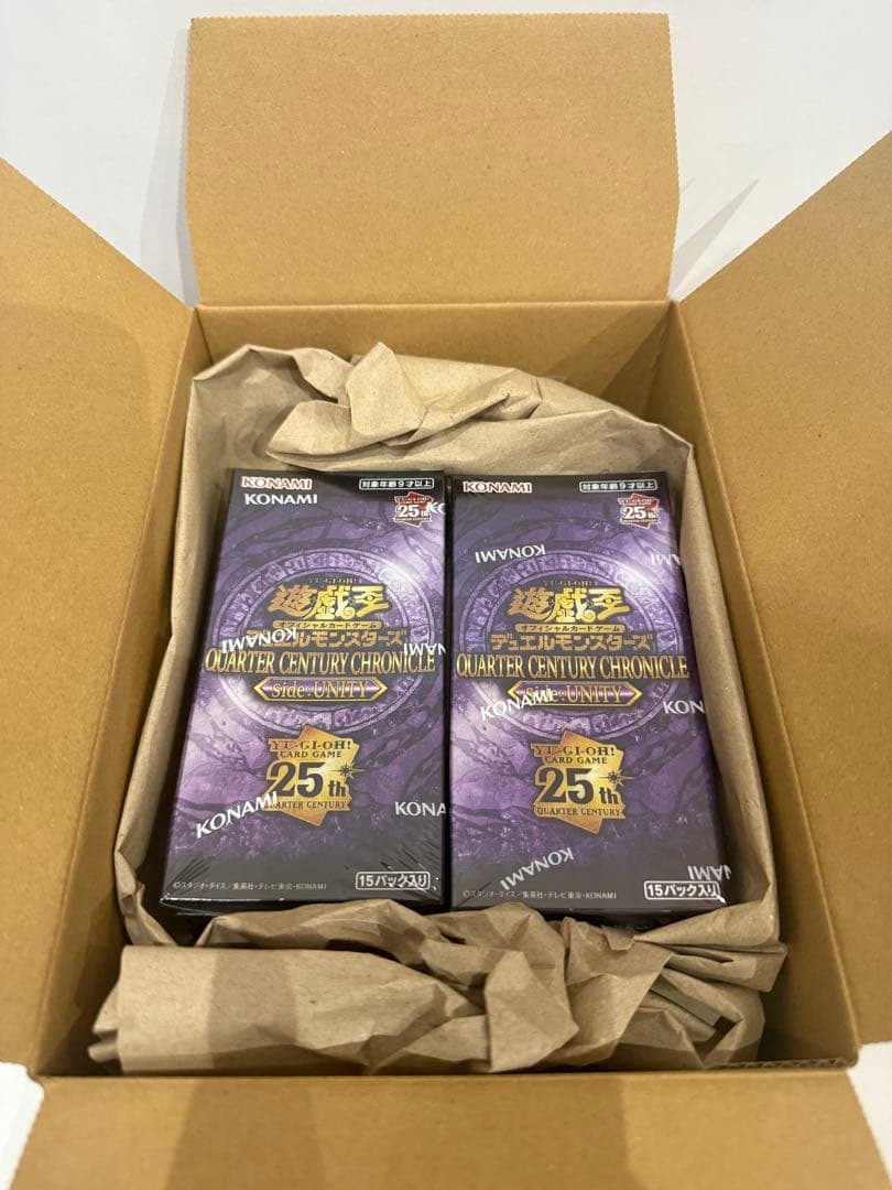 遊戯王25th QUARTER CENTURY CHRONICLE 2BOX