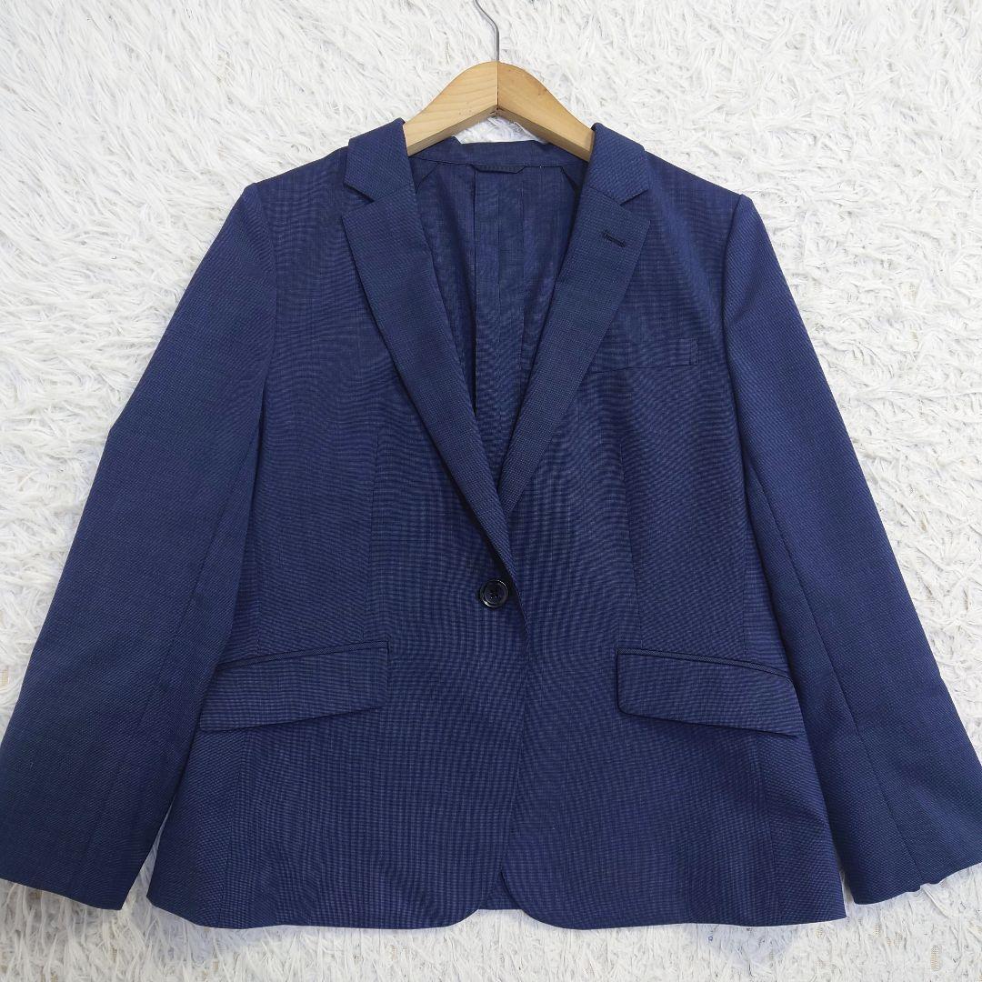 希少大きいサイズ　17号　n line　スーツ3点セット　洗える　ネイビー