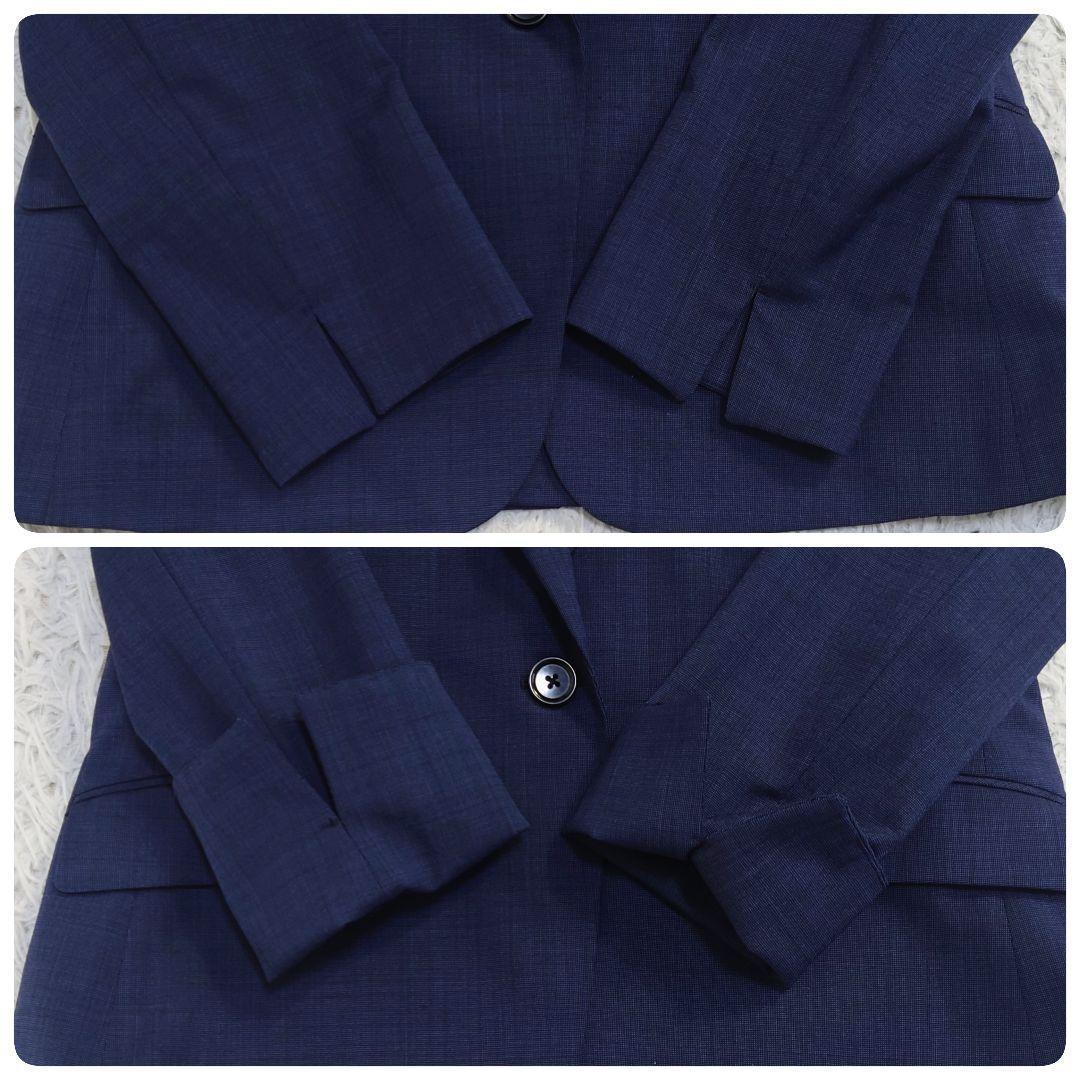希少大きいサイズ　17号　n line　スーツ3点セット　洗える　ネイビー
