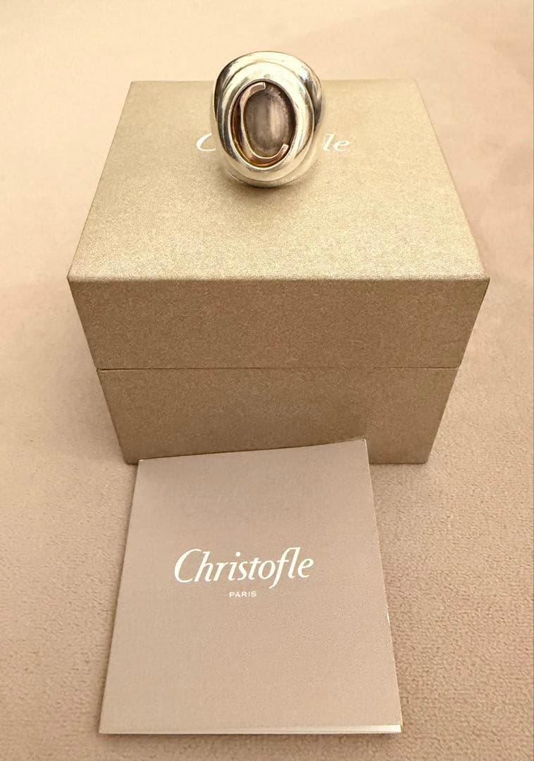 Christofle シルバーリング オーバルシェイプ