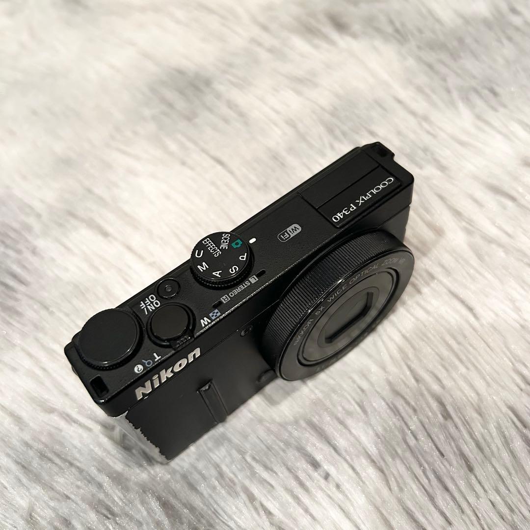 【完動品】 Nikon COOLPIX P340 ブラック ニコン