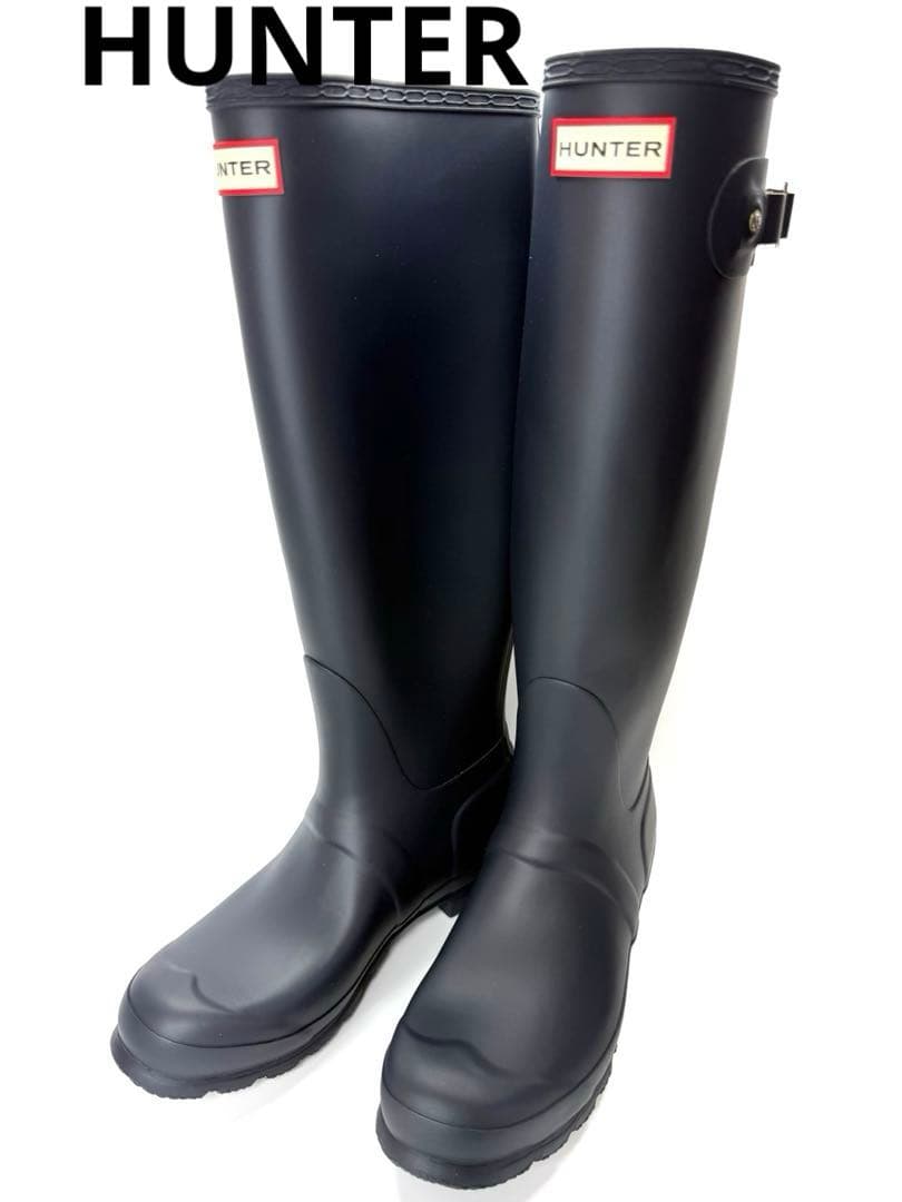 ✨新品未使用品✨ HUNTER ハンター　レインブーツロング