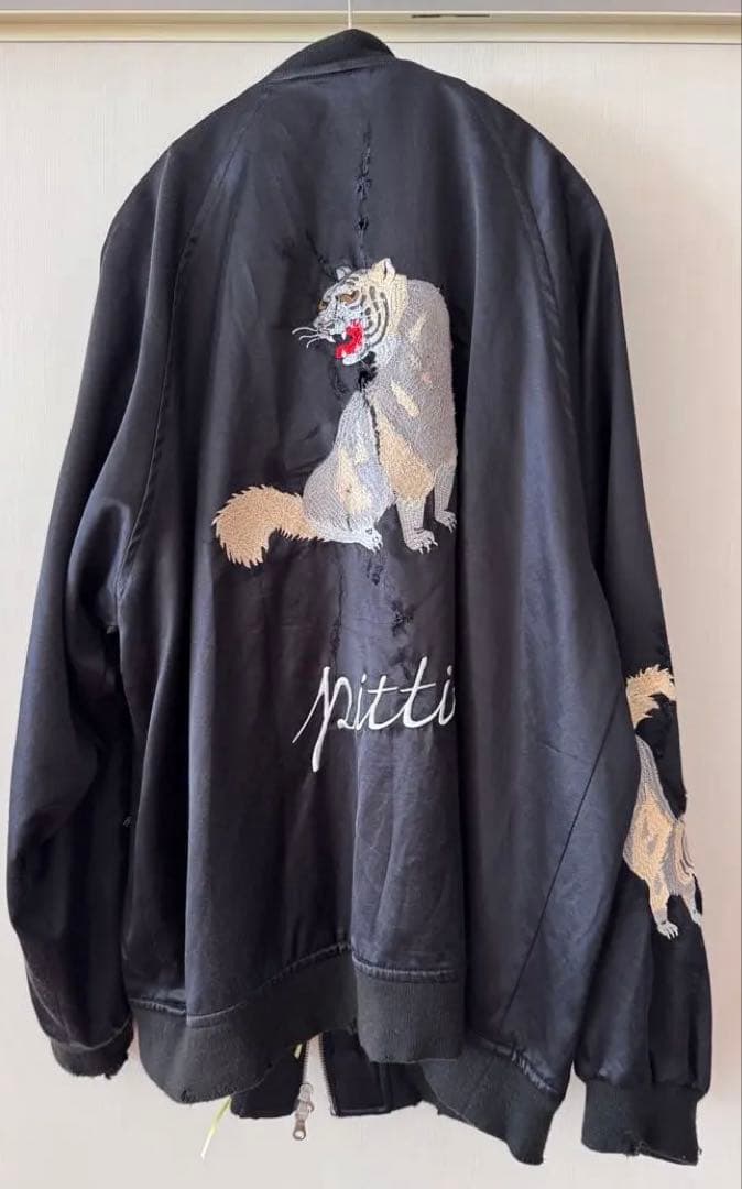 ISSUETHINGS wagamama別注　ダメージ加工スカジャン