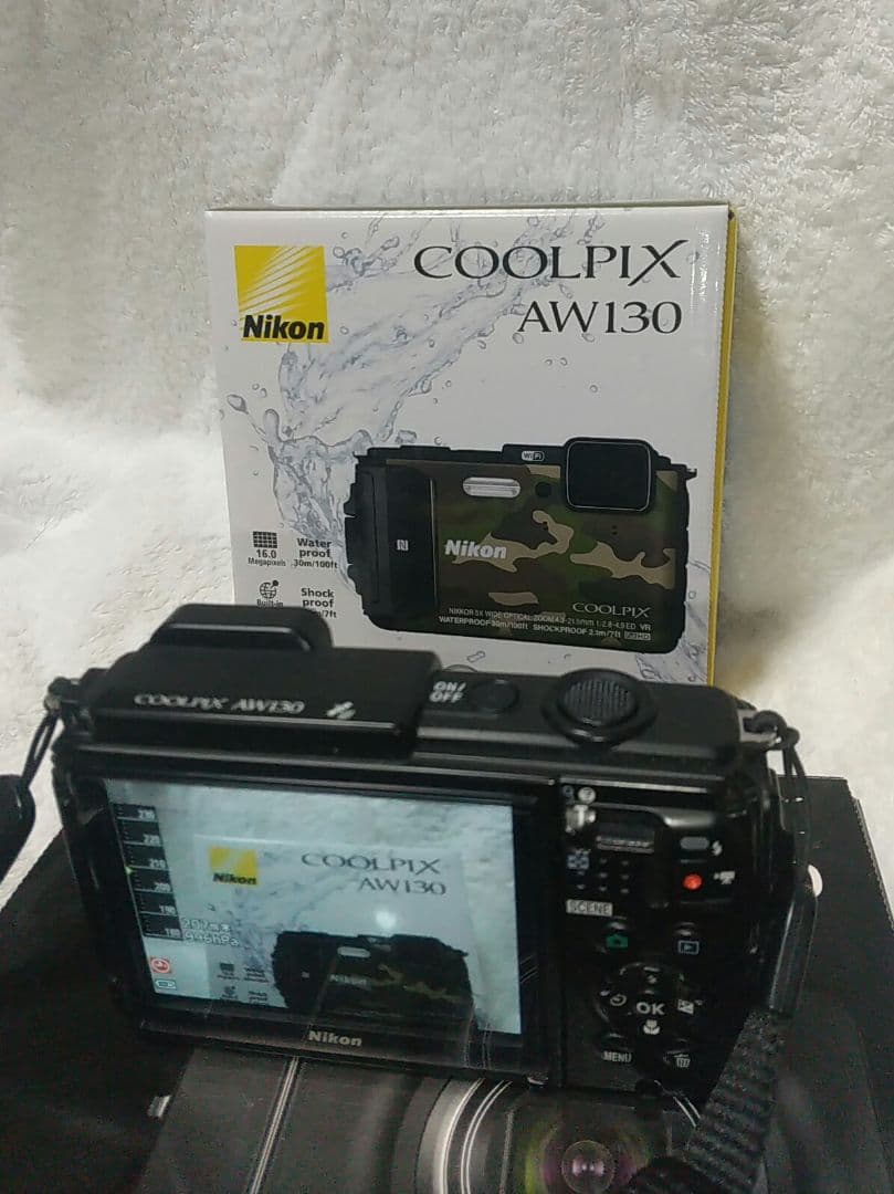 Nikon COOLPIX AW130 防水カメラ 稼働1台と不動1台の計2台