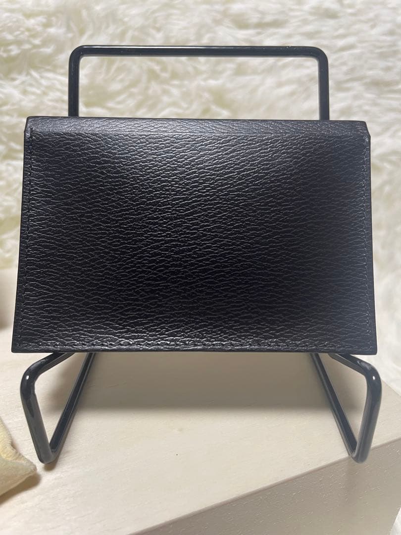 【新品未使用】DUNHILL 名刺入れ シンプル カードケース 黒 本革