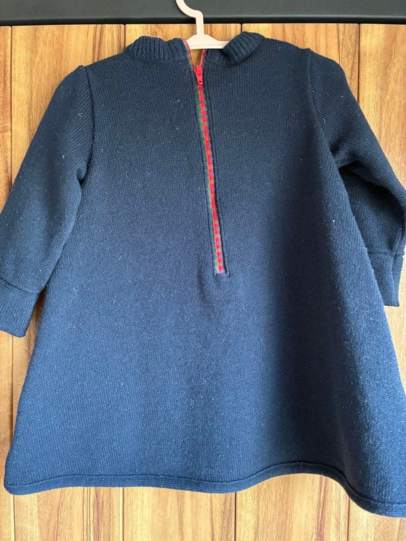 ファミリア　冬　ワンピース　80