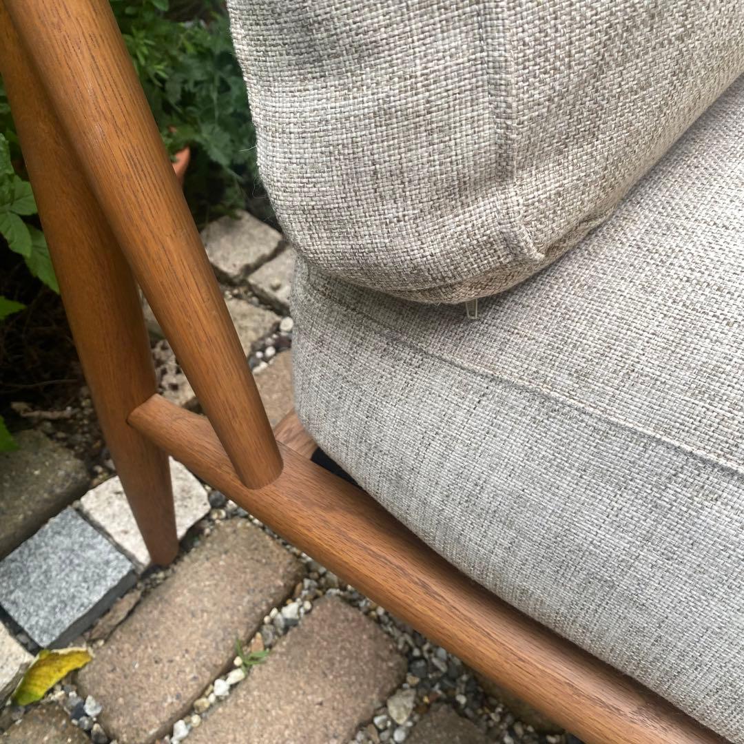 モモナチュラル　クラウドソファ　1p オットマンセット　購入条件付