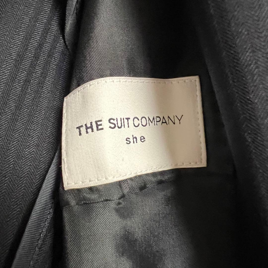 (新品)ザスーツカンパニー　現行　ストレッチ　洗える　パンツスーツセットアップ