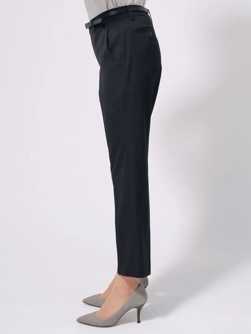 (新品)ザスーツカンパニー　現行　ストレッチ　洗える　パンツスーツセットアップ