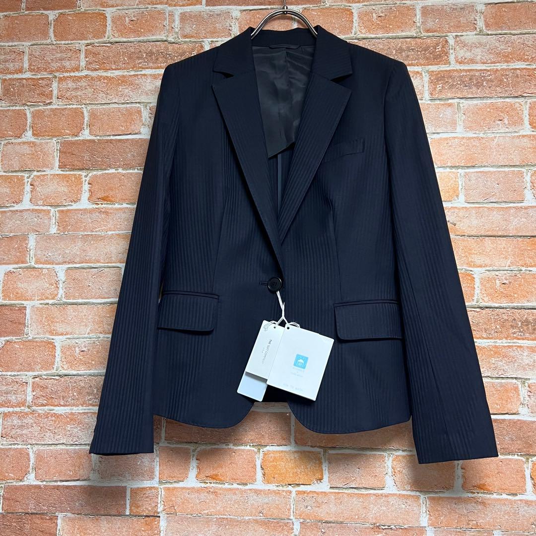 (新品)ザスーツカンパニー　現行　ストレッチ　洗える　パンツスーツセットアップ