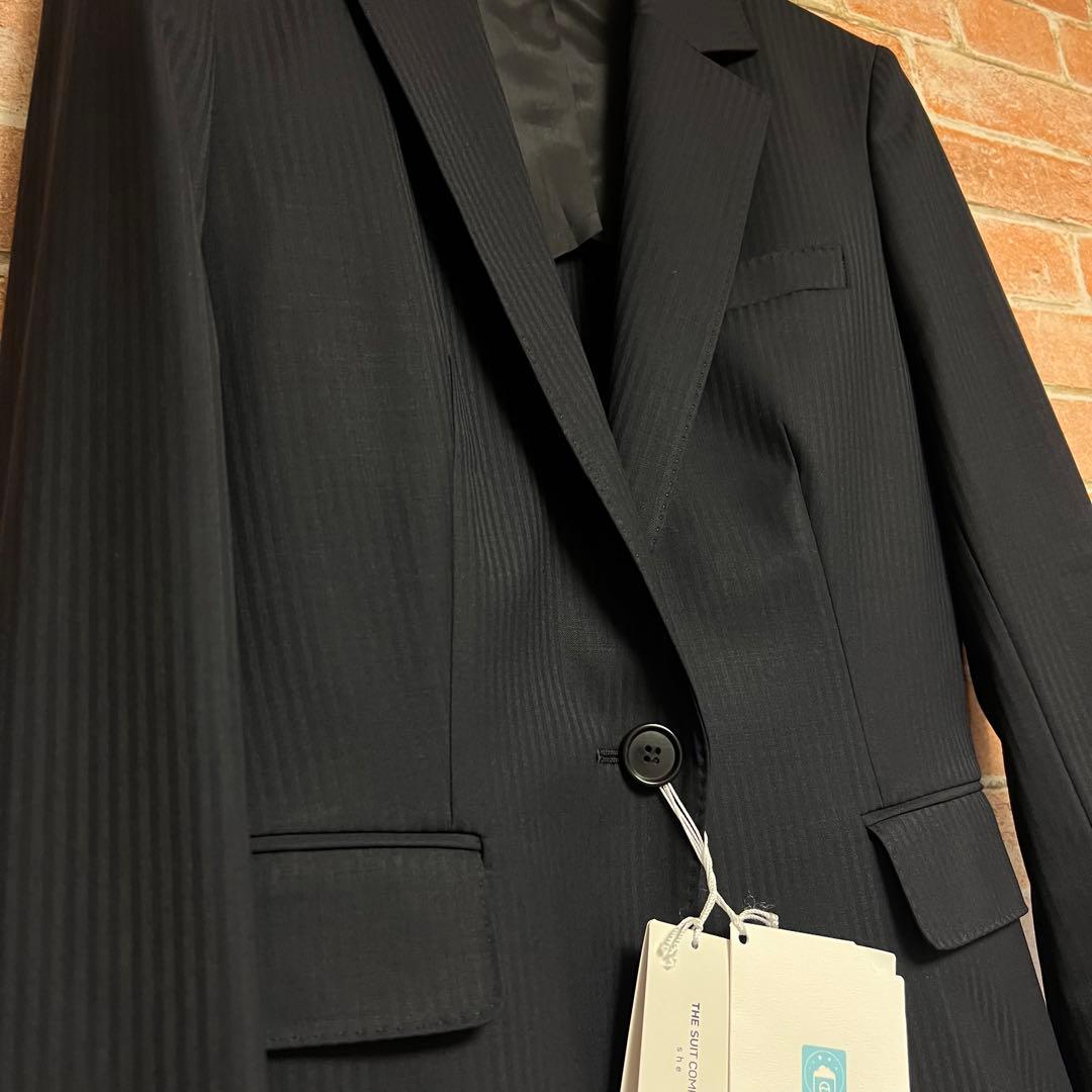 (新品)ザスーツカンパニー　現行　ストレッチ　洗える　パンツスーツセットアップ