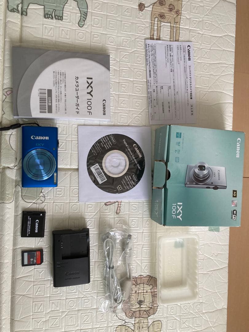 美品　Canon IXY100F 青 コンパクトデジタルカメラ