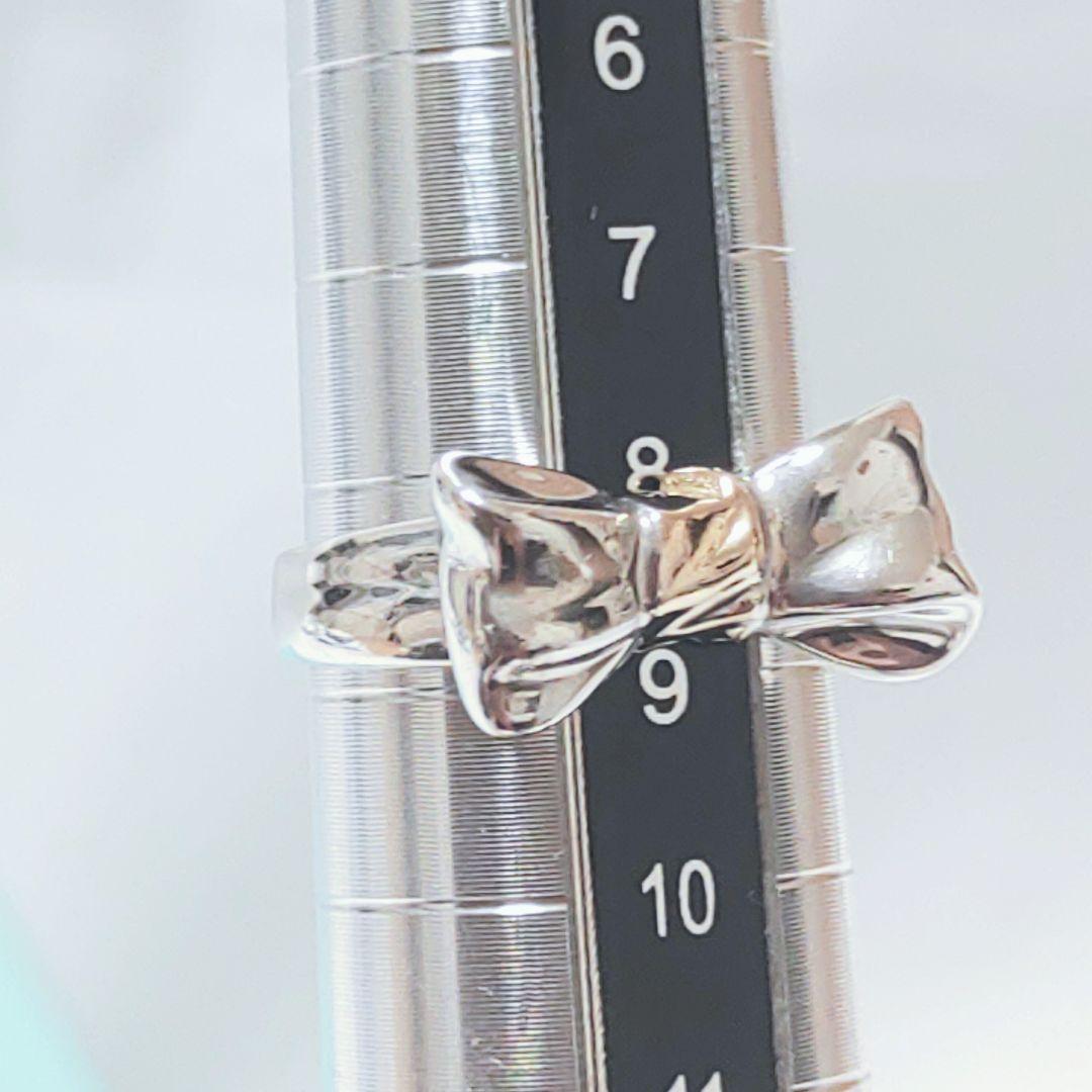 Tiffany ティファニー リボンリング K18 ヴィンテージ 8.5号